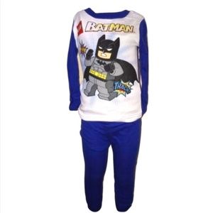 Batman Lego Boys 2 Piece Long Sleeve Pajama Set